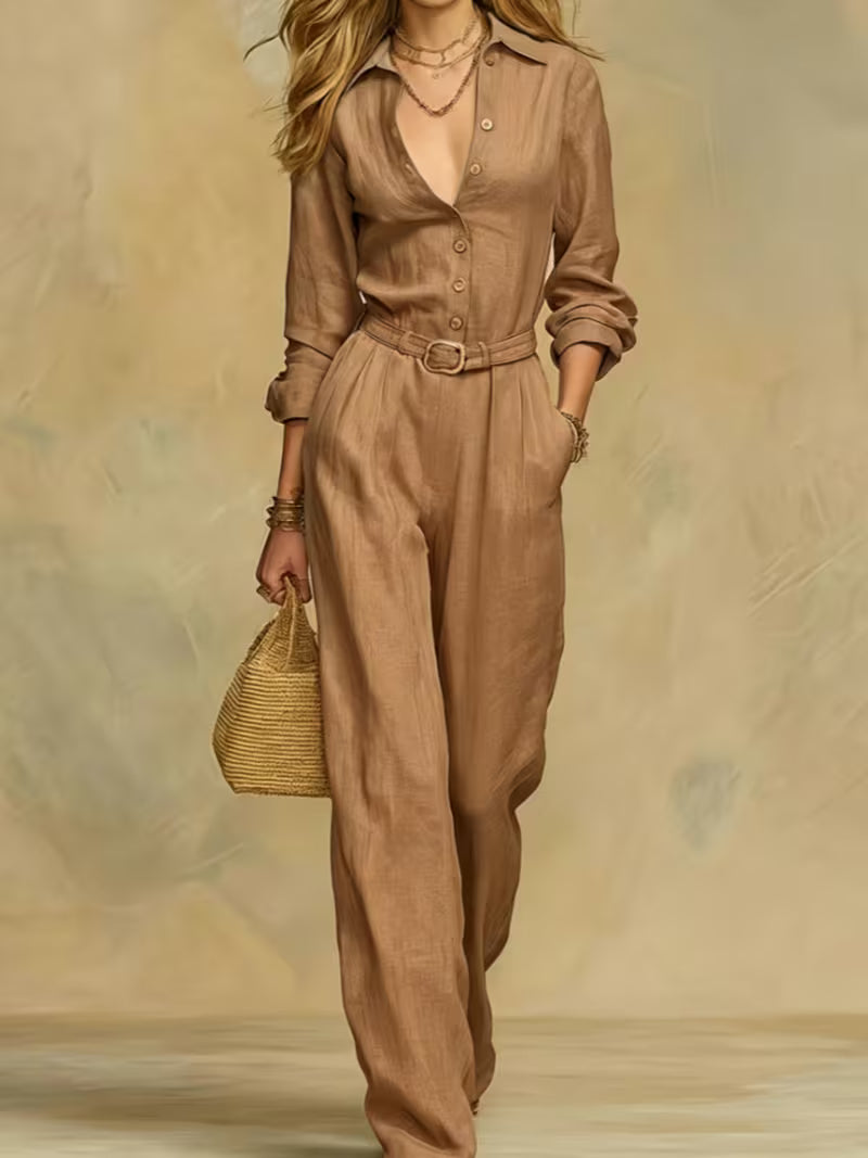 These Stylish, Minimalist, Loose-fitting Women's Casual Jumpsuits Are Perfect for Casual Attire and a Variety of Occasions.