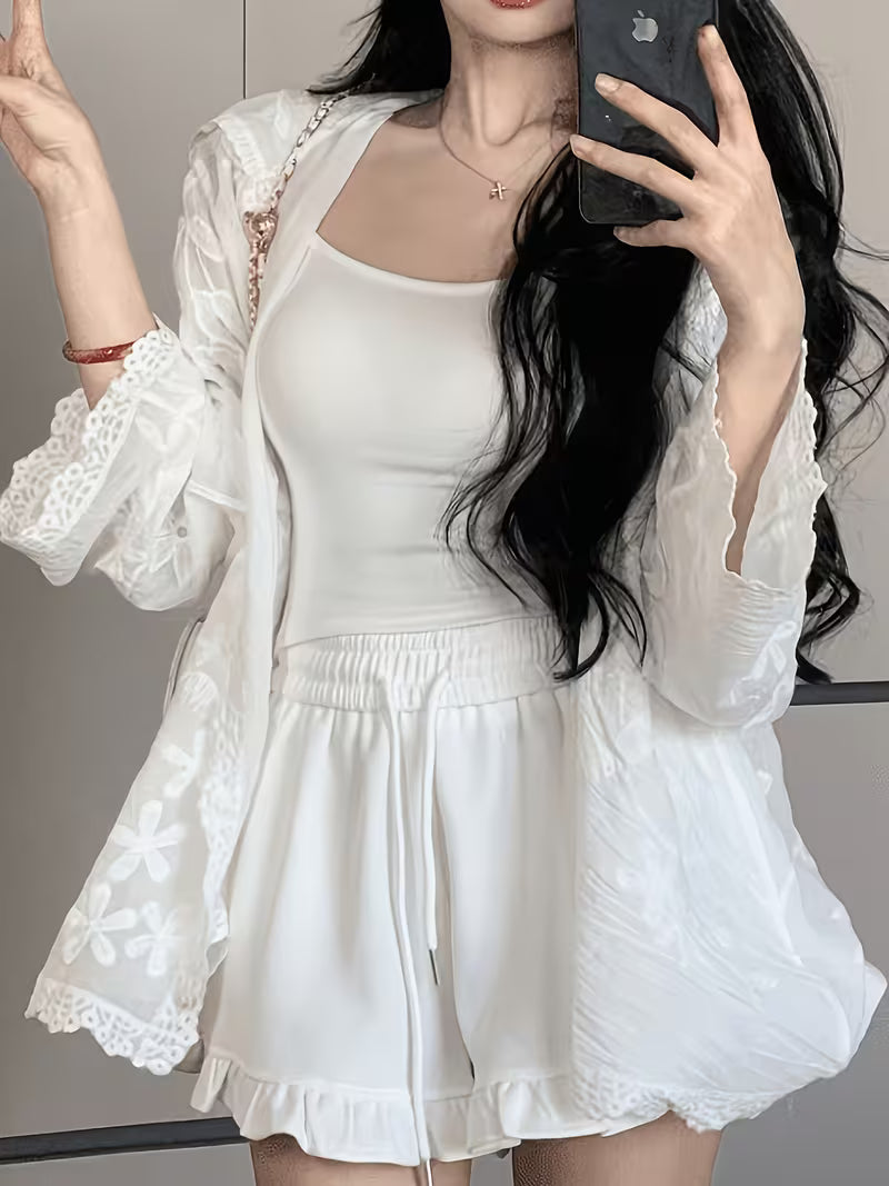Summer New Embroidered Lazy Hoodie