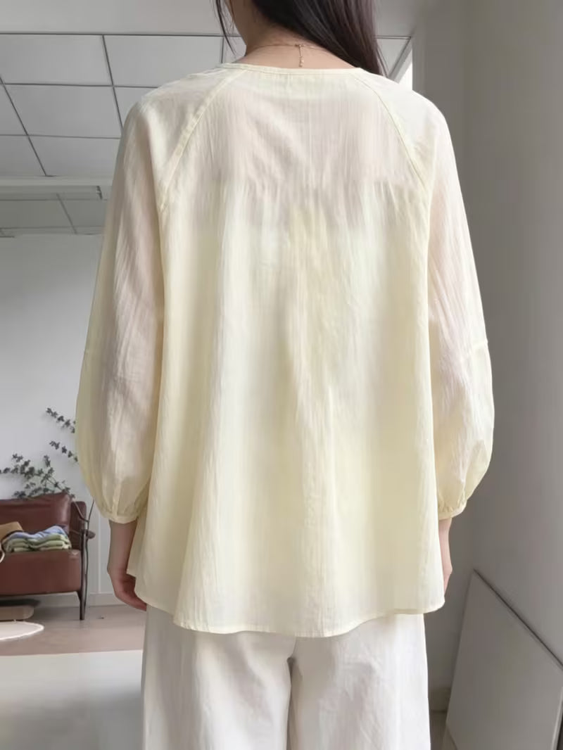 New Shirt for Women, Layered, Loose, Versatile, Shirt, Outerwear Cardigan
