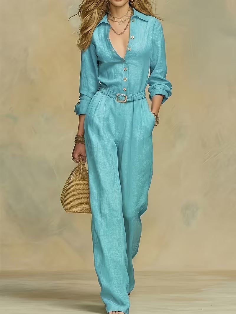 These Stylish, Minimalist, Loose-fitting Women's Casual Jumpsuits Are Perfect for Casual Attire and a Variety of Occasions.