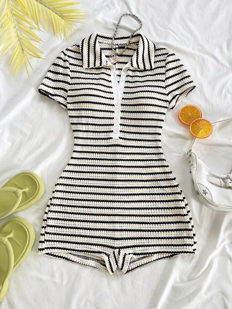 DAYSWomen'S Striped Shorts Dress