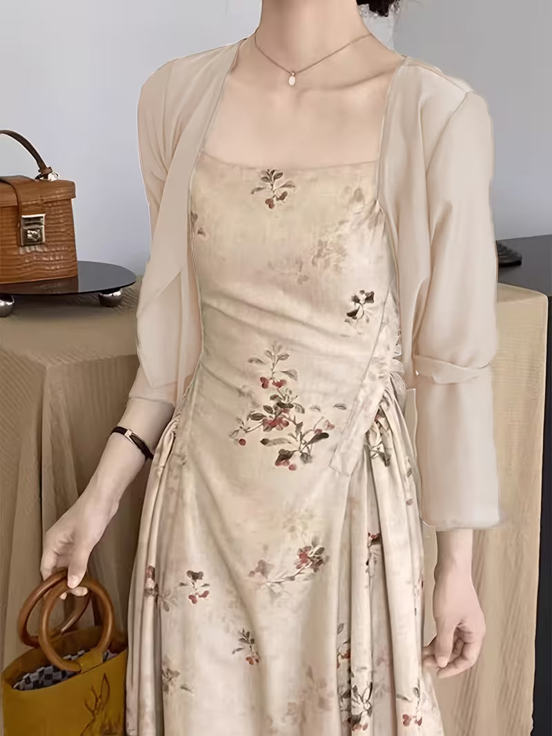 Women's Semi-Sheer Open Front Cardigan