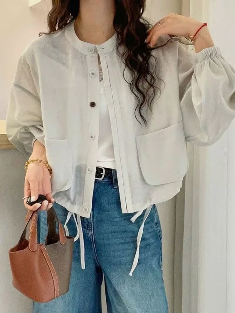 Jacket Women'S Short 2026 Spring And Summer New Fashion Versatile Casual Sunscreen Top
