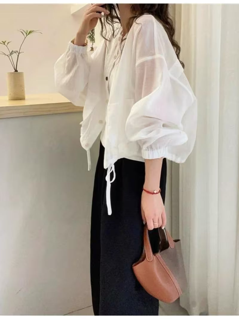 Jacket Women'S Short 2026 Spring And Summer New Fashion Versatile Casual Sunscreen Top