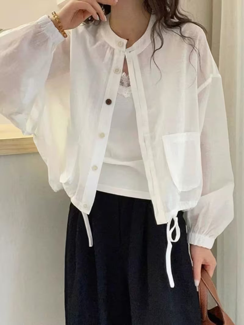 Jacket Women'S Short 2026 Spring And Summer New Fashion Versatile Casual Sunscreen Top