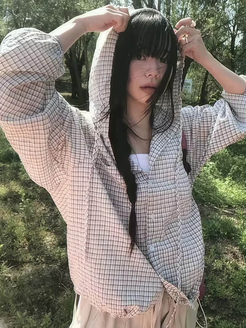 Targeted Spring Summer Sunscreen Fashion Casual Hooded Jacket Shirt Top Women'S Clothing