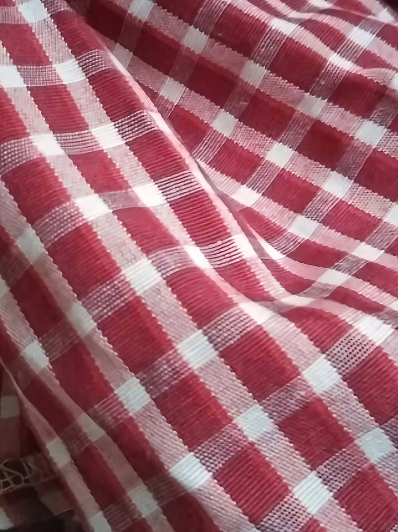 Spring/Summer Japanese Vintage Style Red Plaid Shirt Jacket for Women, Loose-Fitting Casual Summer Outerwear, Relaxed Red Plaid Shirt Jacket for Ladies
